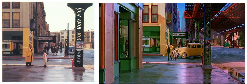 Illustration for article titled Here are some gorgeous matte paintings from Warren Beatty’s Dick Tracy